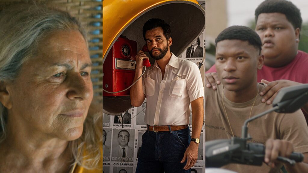 O Último Azul, O Agente Secreto e Kasa Branca, filmes pré-selecionados pelo Brasil para o Oscar (Fotos: Reprodução) 