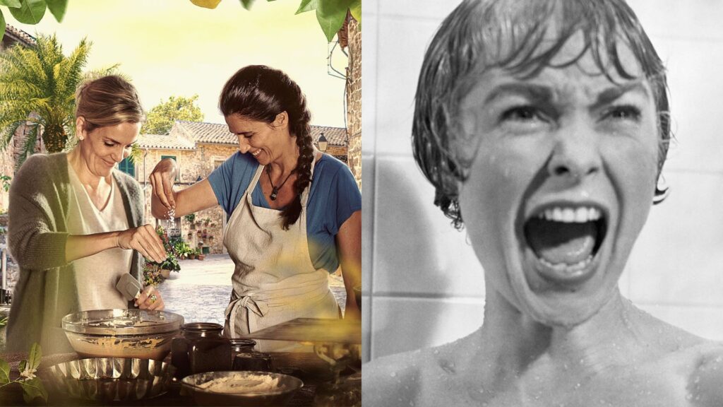 Bolo de Limão com Sementes de Papoula e Psicose, filmes inspirados em livros (Fotos: Reprodução)